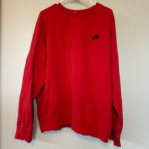 Red Mens XXL Nike Crewneck